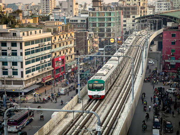 istock Dhaka Metro Rail Rapid Trasnport System in Bangaldesh 1446917153