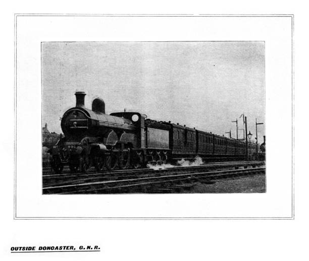 istock 19th c illustration English railway; Outside Doncaster GNR Great Northern Railway; railwayBritish Express Magazine 1898 1446926181