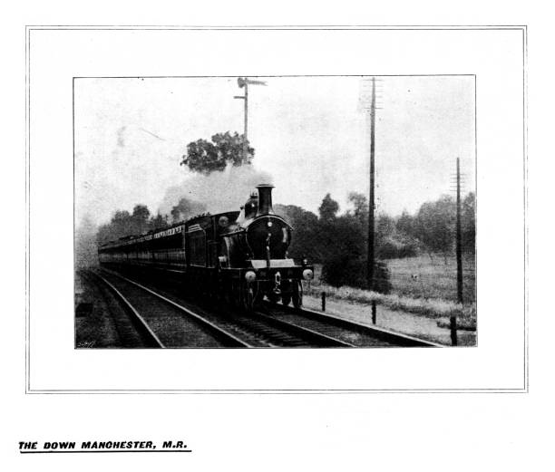 istock 19th c illustration the Down Manchester train; Midland Railway; British Express Magazine 1898 1446926363