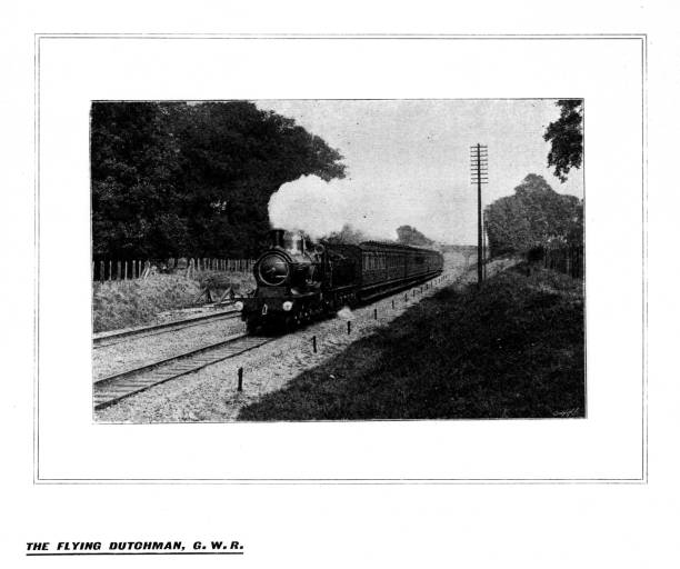istock 19th c illustration the Flying Dutchman; Great Western Railway; British Express Magazine 1898 1446926457