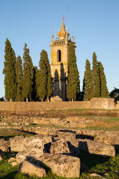 istock Clock Tower and Stones, Almeida 1446928179