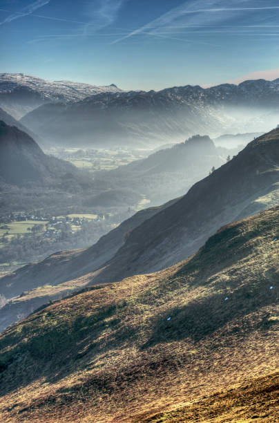 The Jaws Of Borrowdale From Hause Gate stock photo
