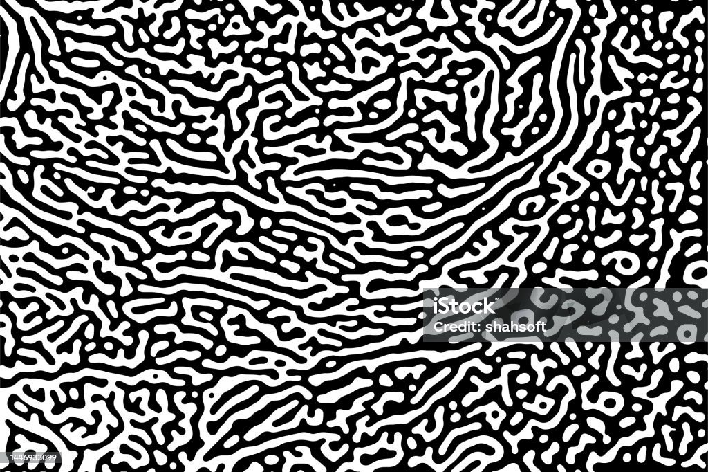 Turing Machine Background Vector Turing Pattern Background Black Maze Wallpaper Stock Illustration ...