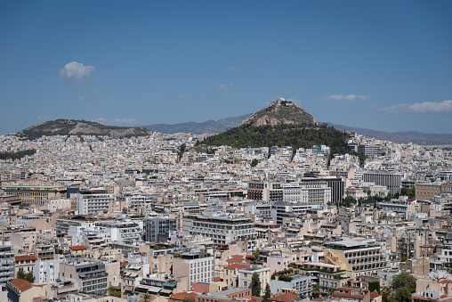 Athens city view in natural light