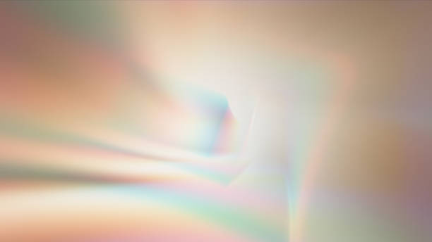 抽象的な柔らかさグラデーションで照らされたレインボーダイヤモンドの色の背景