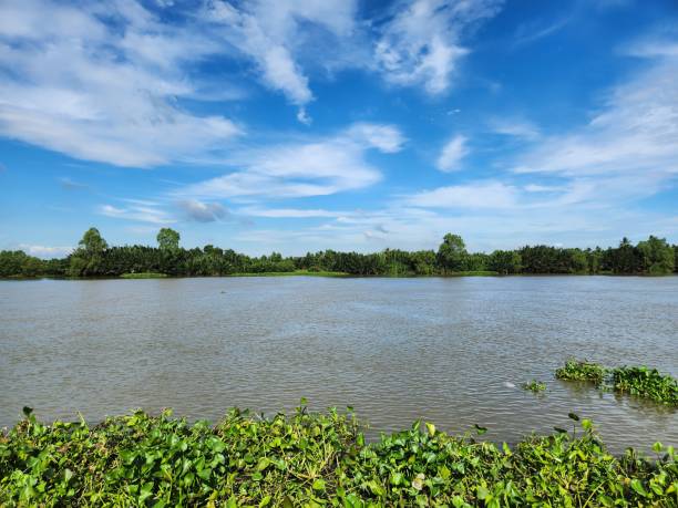 istock Beautiful river and beautiful sky. 1446945966