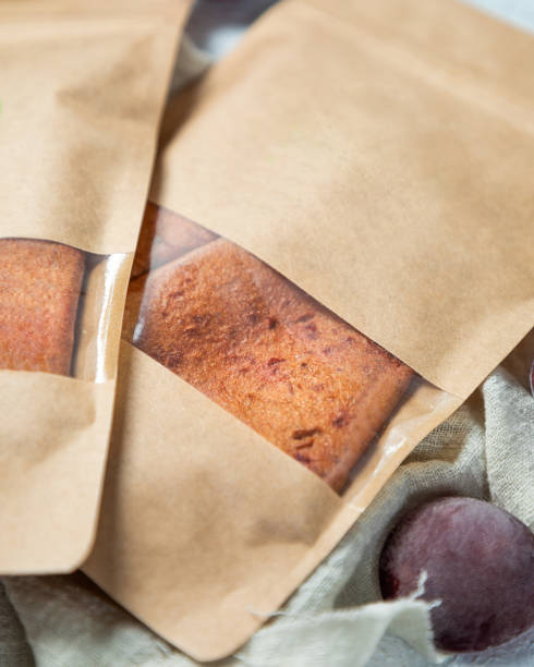 istock Dried plum fruit lavash in paper package 1446947534