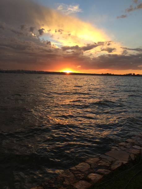 istock Sunset in Brasilia 1446951010