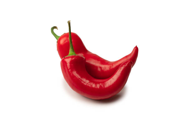 istock Red hot chili pepper isolated on a white background. 1446953582