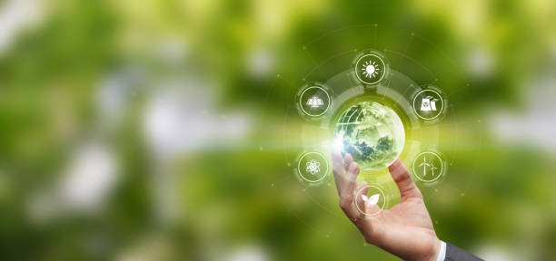 istock Concept of alternative green energy . 1446955575