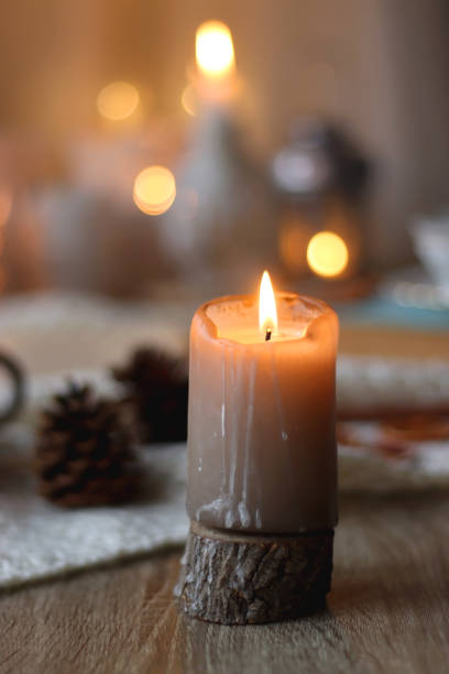 istock Tea, Books, Tablet, Cookies and Candles 1446958530