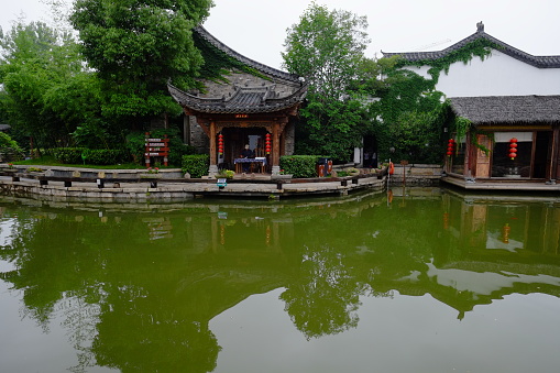 the Humble Administrator's(Zhuozheng)Garden in Suzhou province, China,  It is the best characteristic garden art in China.