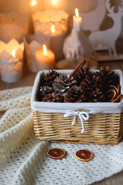 istock Pine Cones, Spices and Candles 1446965997