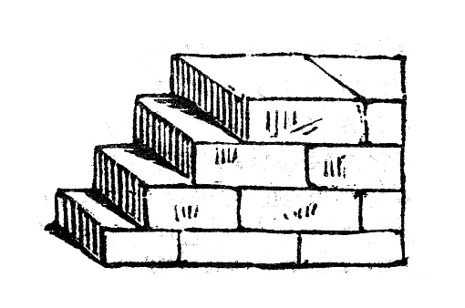 Antique engraving illustration: Blocks