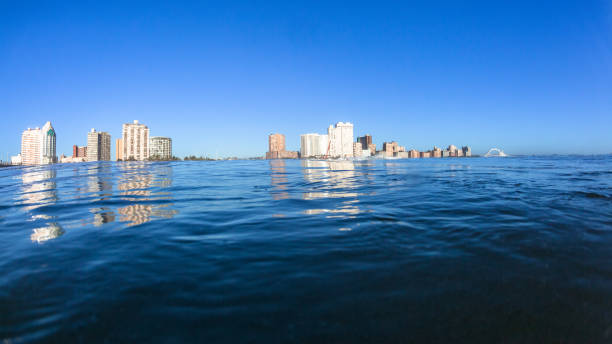 Durban Beachfront Ocean Swimming Water View Landscape