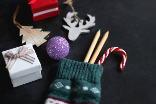 Stocking with Toys and Presents
