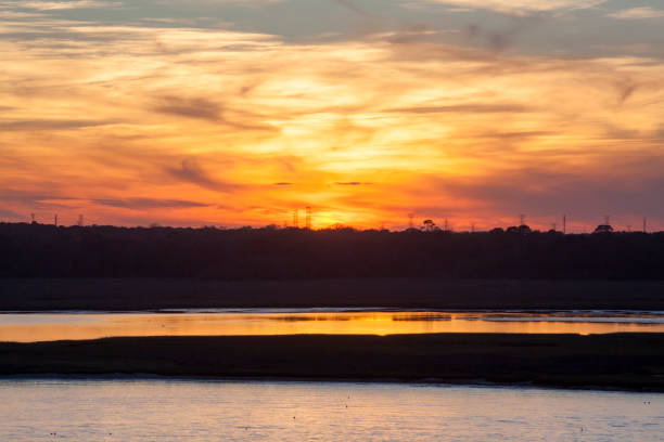 istock St. Johns River And Jacksonville City At Dusk 1446973716