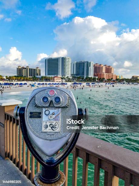 Pier 60 Stock Photo - Download Image Now - Clearwater - Florida, St. Petersburg - Florida, Beach