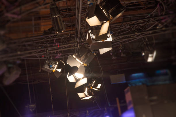 istock rays of light illuminate the scene 1446981496