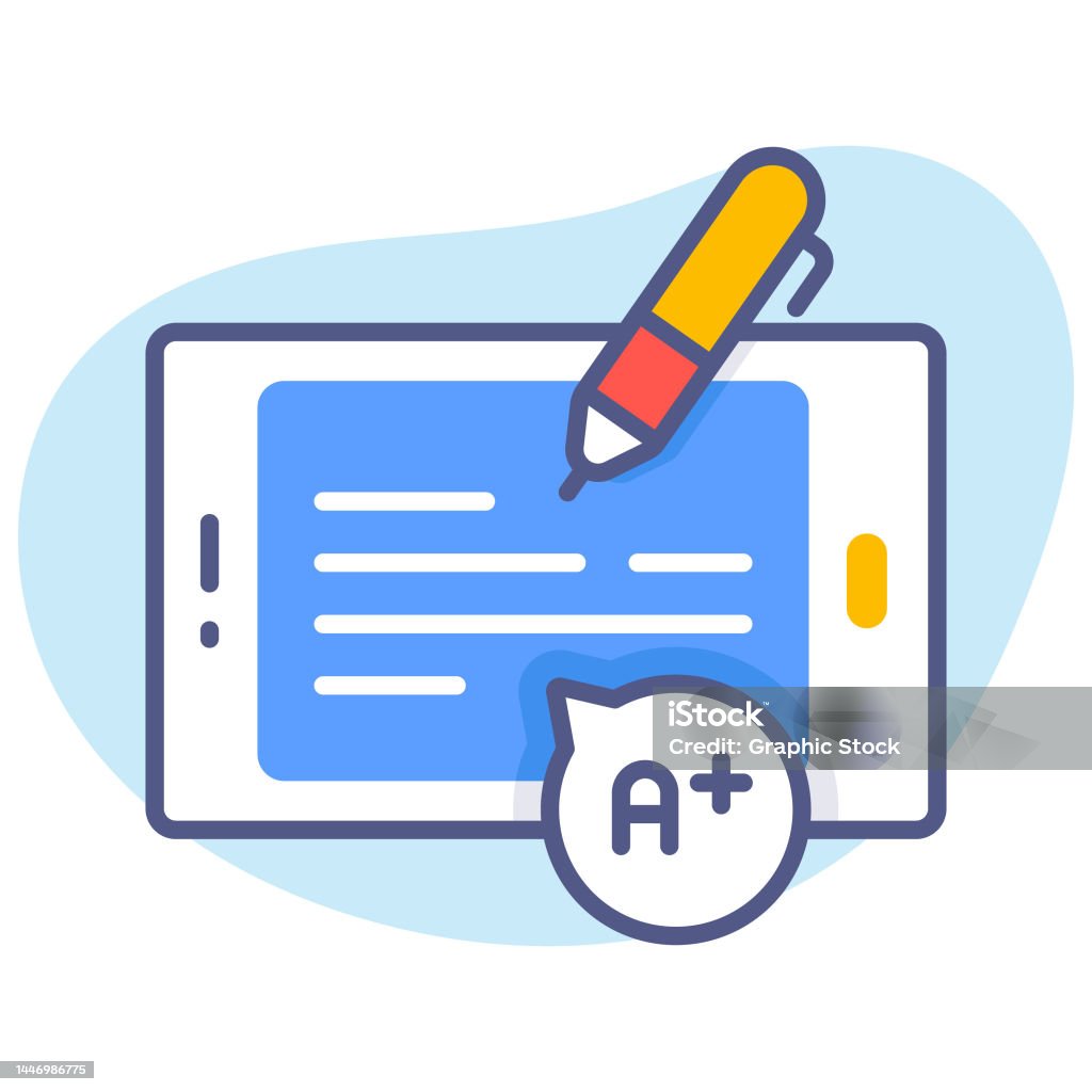 Grades Learning Modern Concepts Flat Design Premium Quality Vector ...
