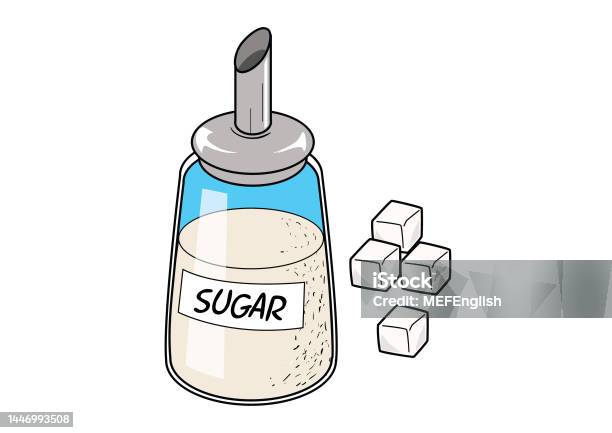 Gula Vector Gula Ilustrasi Stok - Unduh Gambar Sekarang - Bahan baku - Makanan dan ...