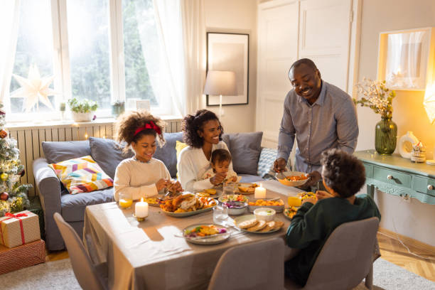 istock Christmas spirit at home 1446999431