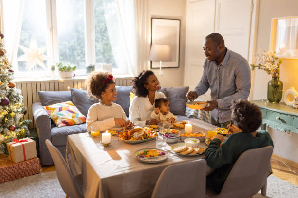 istock Christmas spirit at home 1446999462