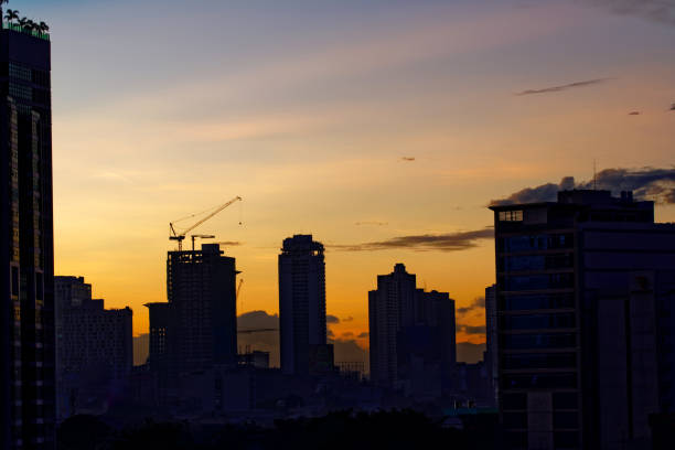 istock Early mornniing sunrise over Manila Philippines 1447003014