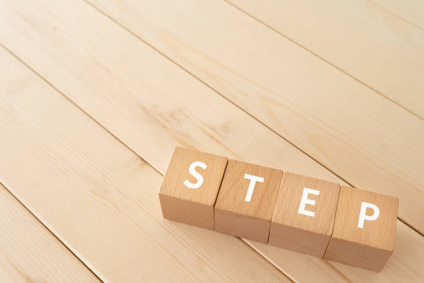 istock Wooden blocks with 