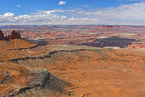 A Maze of Canyons and Plateaus in Canyonlands National Park in Utah