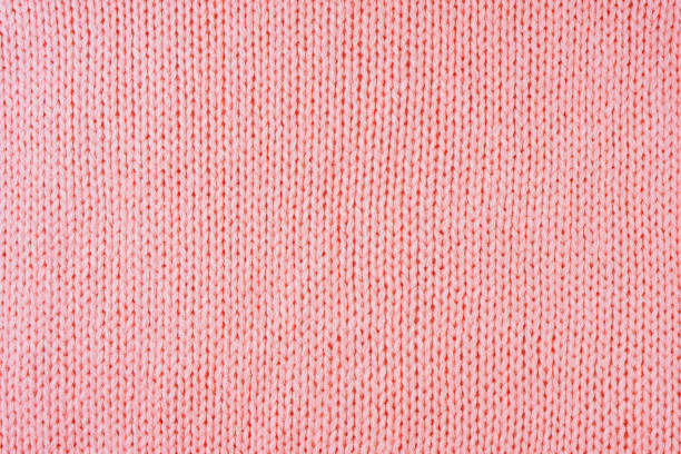 istock Bright red knitwear wool fabric texture background. Abstract textile backdrop 1447028371