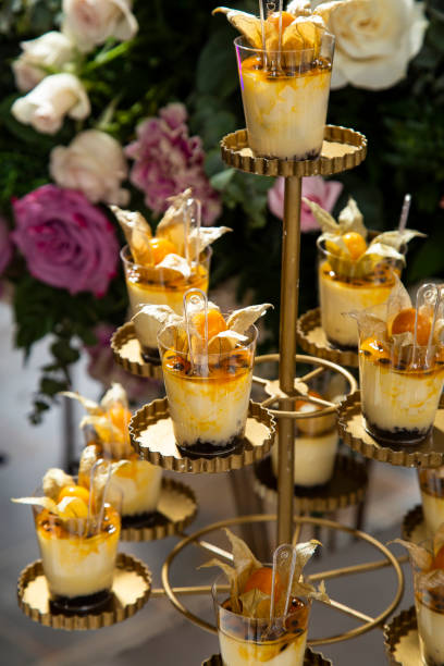 istock cape gooseberry flan on the dessert table for a party 1447041273