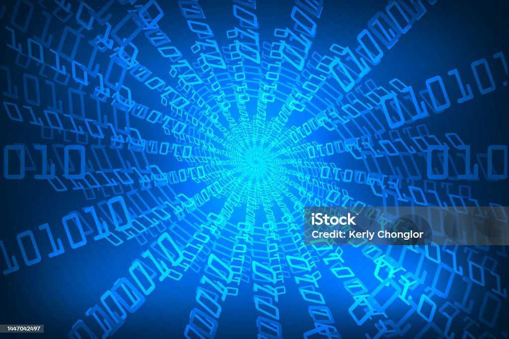 Big Data Visualization Abstract Stock Illustration - Download Image Now ...