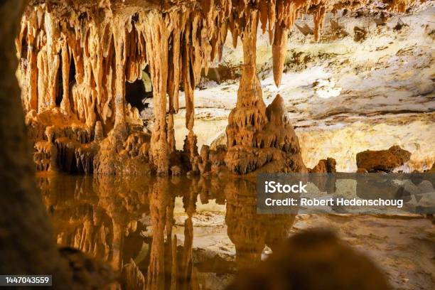 Cavern Reflection Stock Photo - Download Image Now - Adventure, Beauty, Beauty In Nature