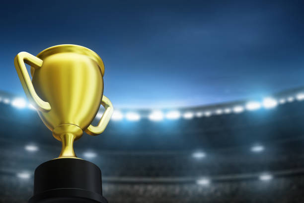 istock Champion golden trophy 3d illustration 1447053238