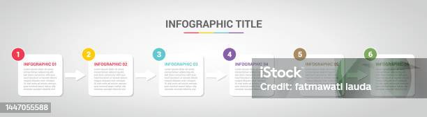 Boxed Timeline Vetores de Modelo De Infográfico Com Estilo De Caixa Em Caixa Para A ...
