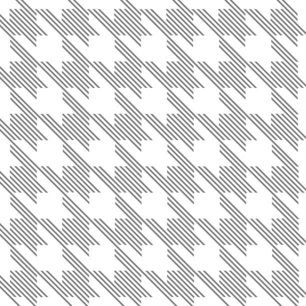 Classic houndstooth vector seamless pattern background EPS 10, VECTOR ILLUSTRATION houndstooth check stock illustrations