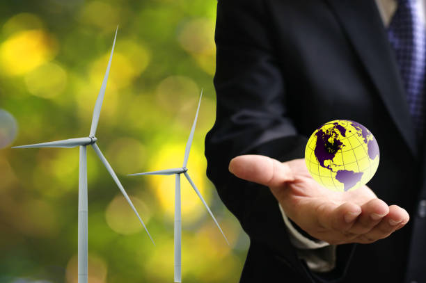 istock Wind energy for sustainable business 1447056668