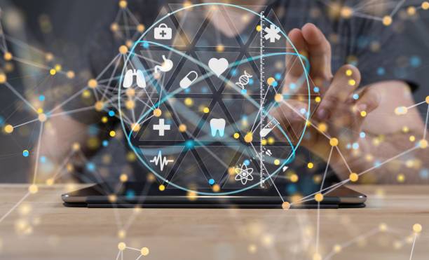 istock 3D render of team communication and social network connection symbols on a blurry background 1447072744