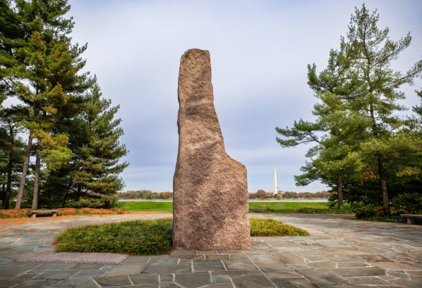 istock Stone Monument at LBJ Memorial Grove 1447074360