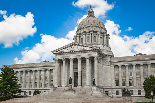 Missouri State Capitol building in Jefferson City Missouri