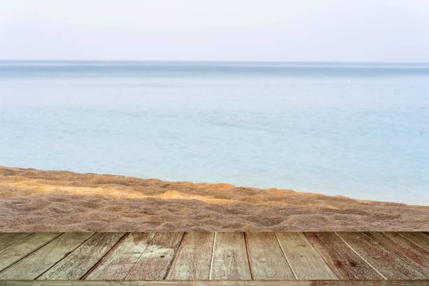 istock Old wood texture at the wall with the sea 1447076901