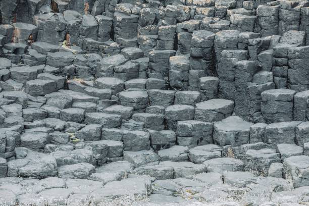 Closeup of Fingal Cave stones