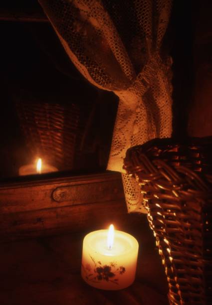 istock Vertical shot of candle light 1447091970