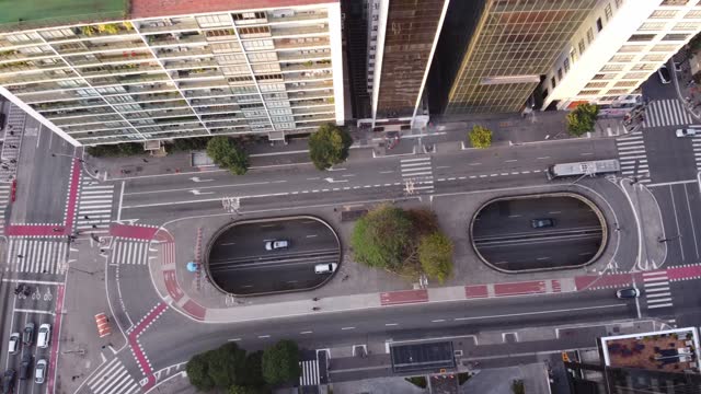 Paulista Avenue landscape in Sao Paulo