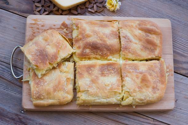 istock traditional handmade cheese pie, with flour from fine grains, crispy and delicious pie 1447094929