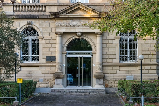 Boston, MA, USA - August 6, 2021: View of the entrance of the Museum of Fine Arts in Boston, is the 14th-largest art museum in the world. The Museum of Fine Arts was founded in 1870. The Museum of Fine Arts possesses materials from a wide variety of art movements and cultures.