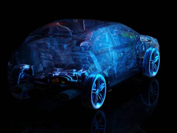 istock Transparent model cars. 1447095253
