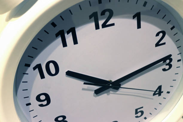 Minimalist Clock Face - Great for time management or scheduling visuals