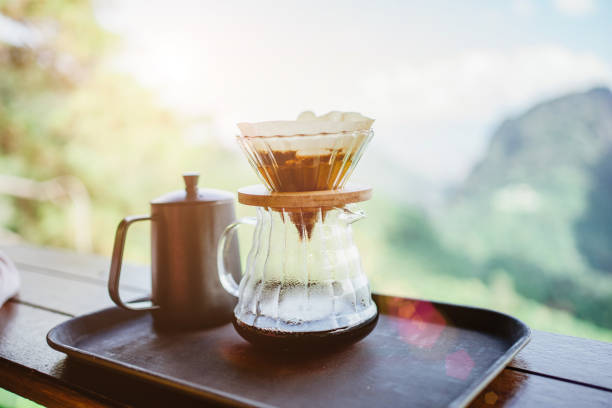 istock Make a drip coffee in the morning 1447102340